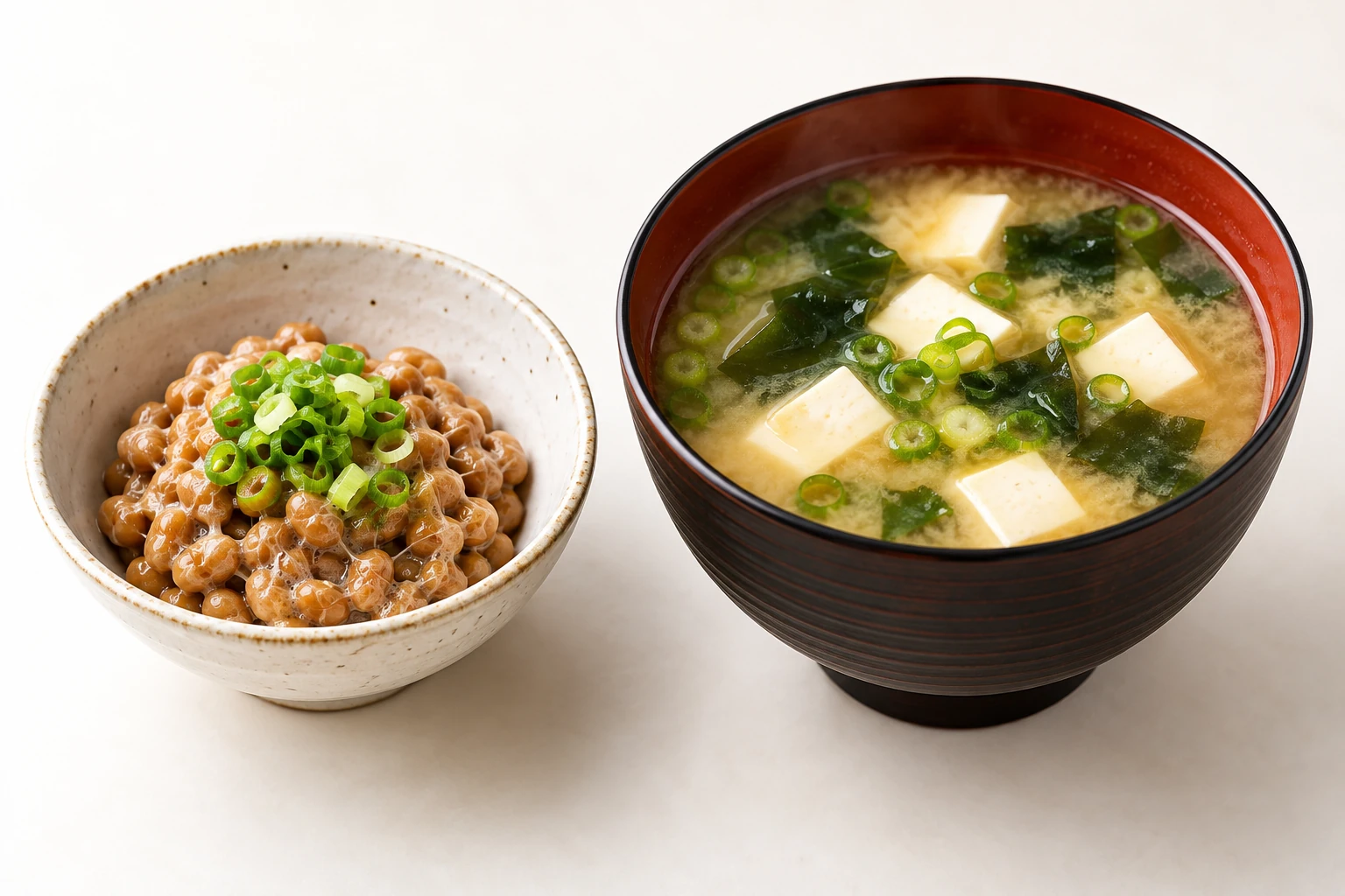 Natto·Miso-Suppe
