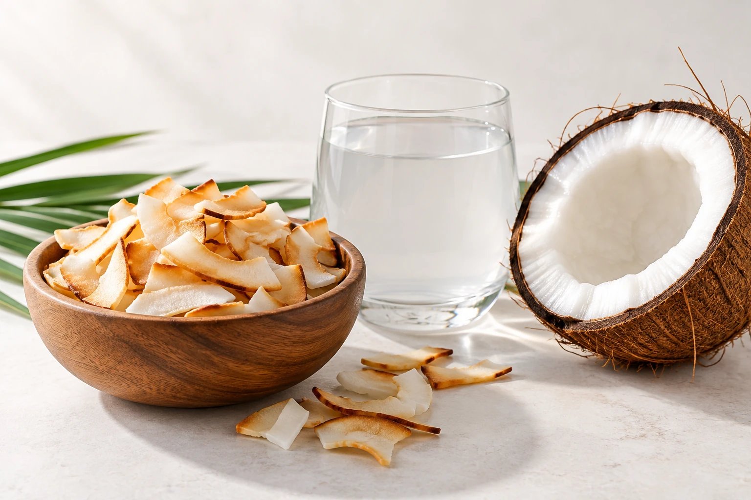Chips di cocco·Acqua di cocco